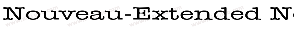 Nouveau-Extended Normal字体转换